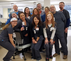 Jamie Harmon, RN and coworkers